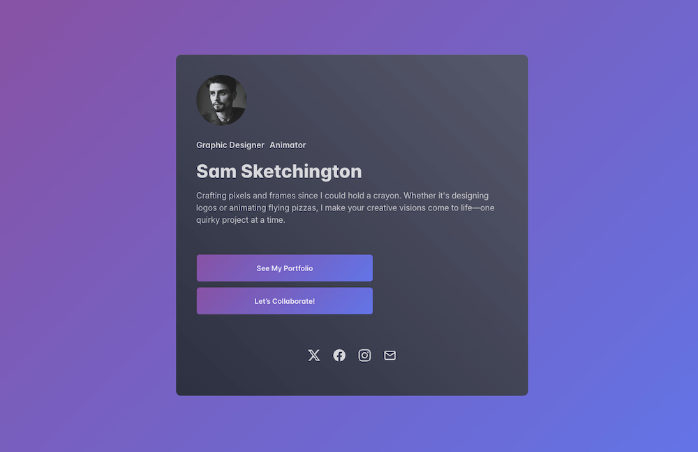 One-page website product